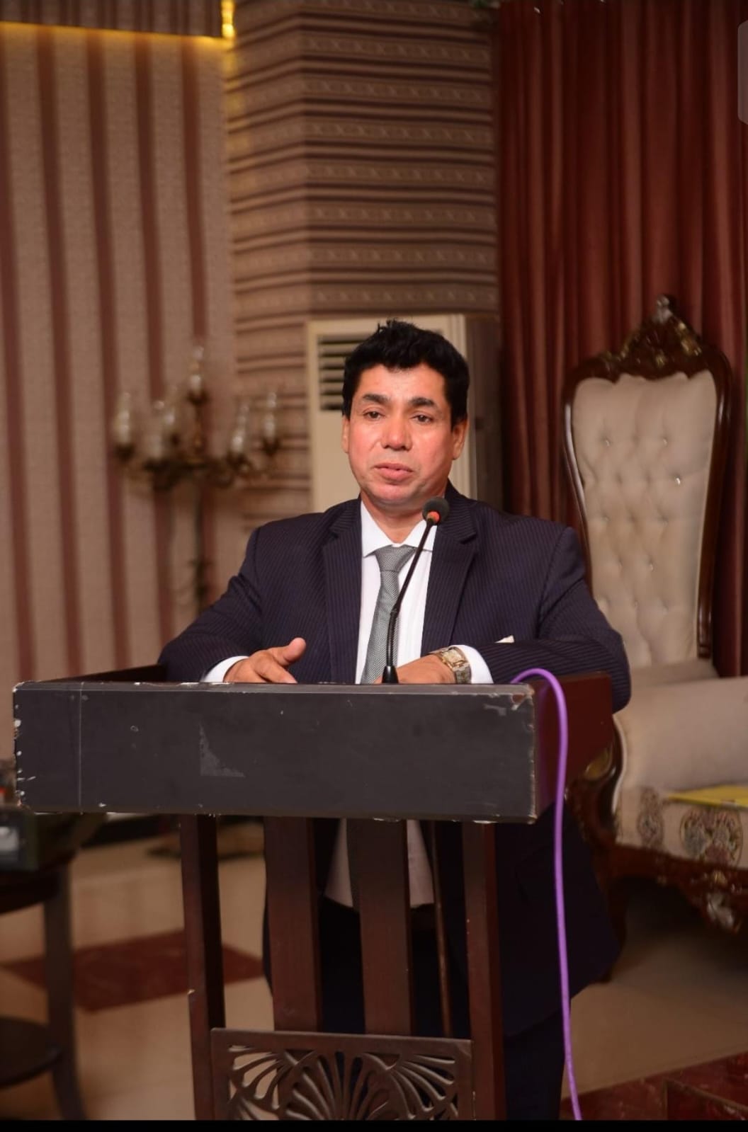 Syed Musharaf Shah Bukhari, CEO / Managing Director of Universal Study Organization