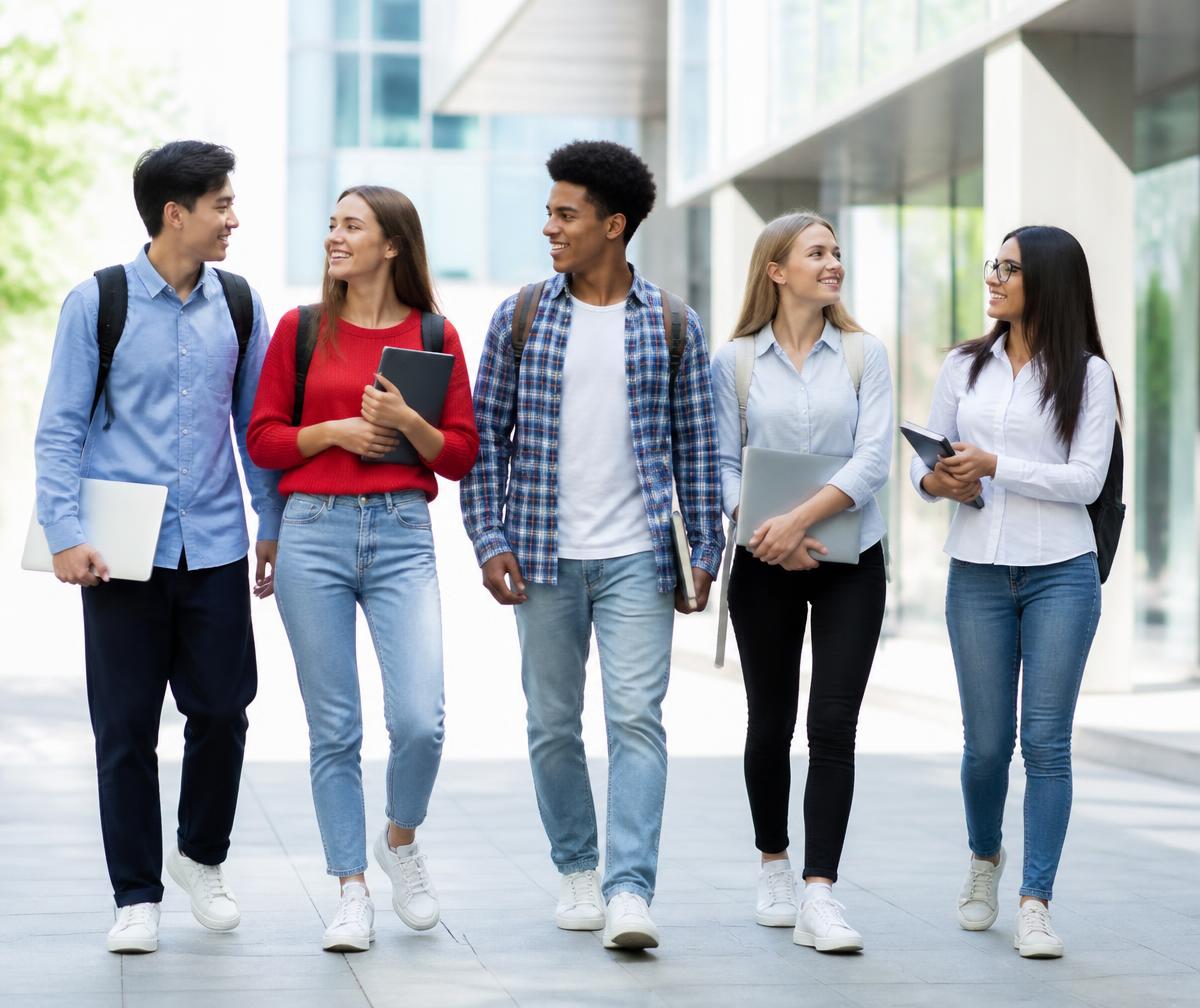 International students preparing for study abroad